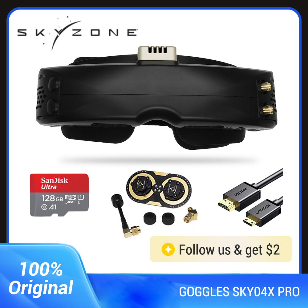 Skyzone Sky04X Pro Oled Fpv Goggles - Occhiali FPV Skyzone SKY04X PRO 5.8GHz
