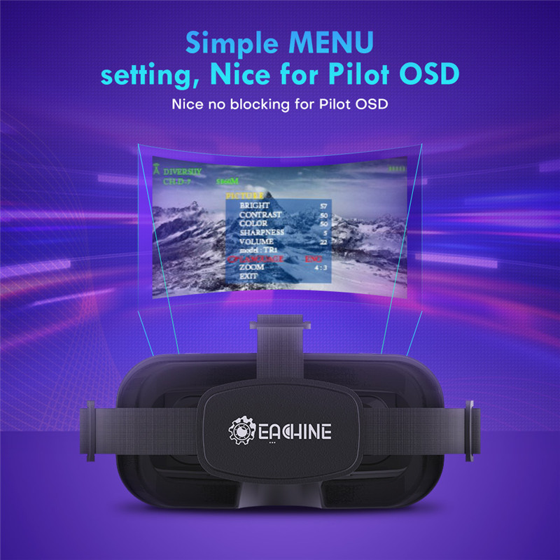 Eachine EV800DM Occhiali FPV v - Skyzone Sky04O Pro Fpv Goggles recensione e prezzo